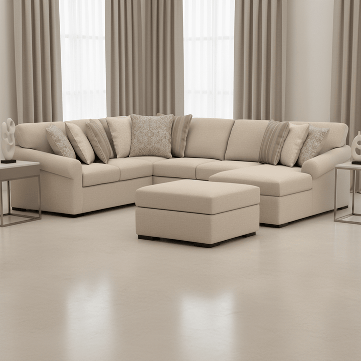 LadyMae 4-Piece Sectional with Chaise