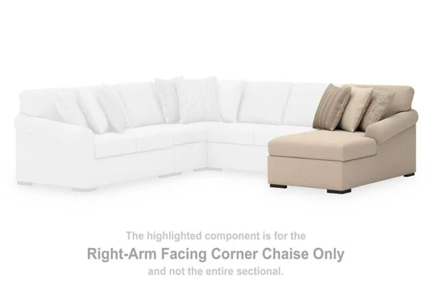 LadyMae 4-Piece Sectional with Chaise