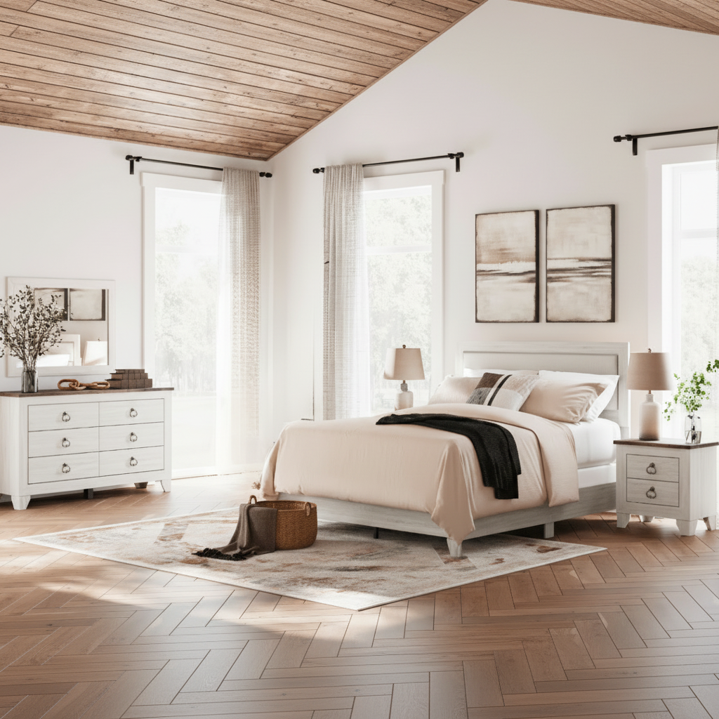 Laigmeyer Queen Upholstered Bedroom