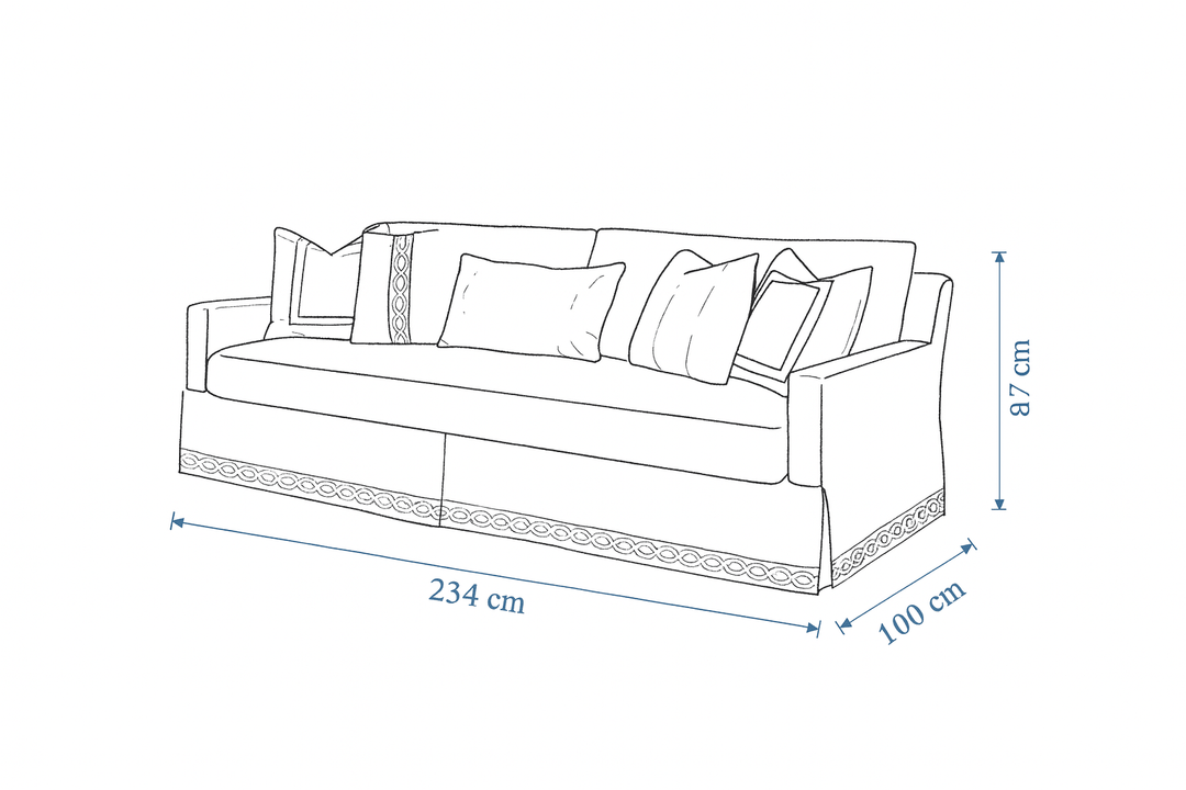 Lamia Beige Sofa