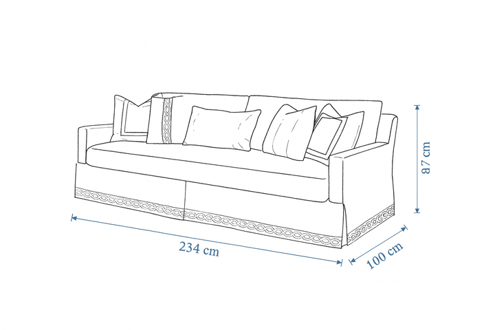Lamia Beige Sofa