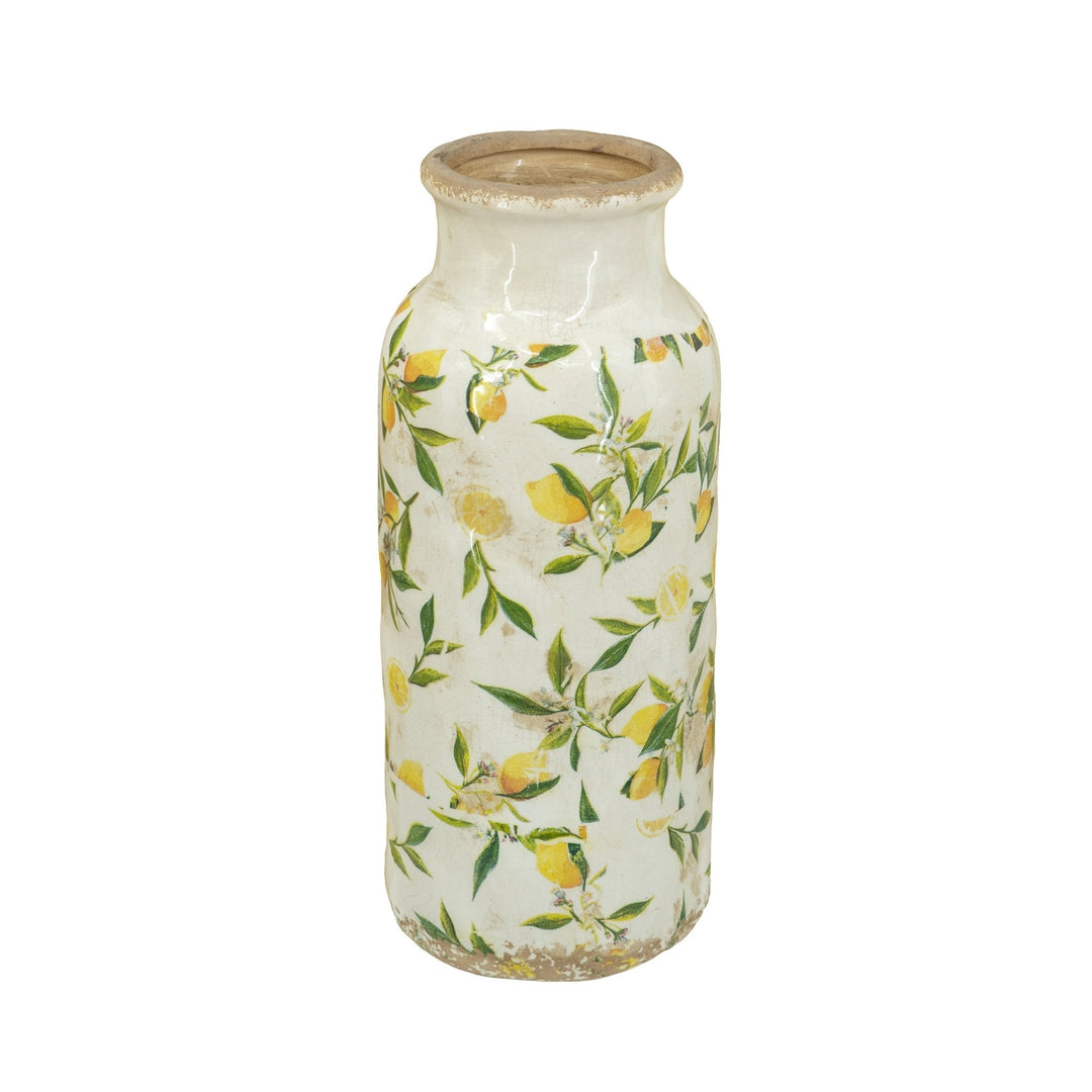 Lemon Pattern Vase