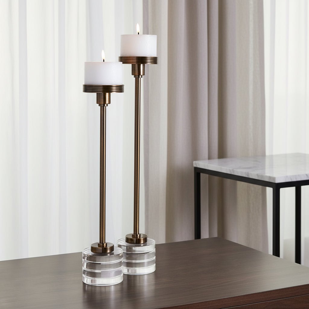 Lia Candleholders, S/2