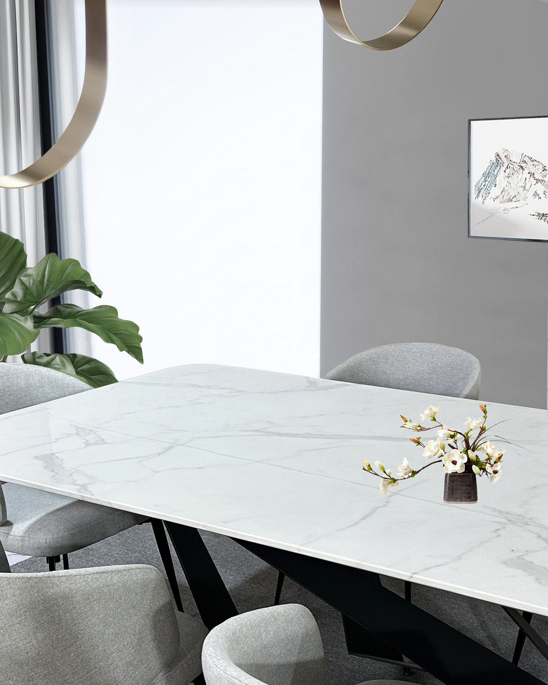 Winston Marble Dining Table-10 Persons