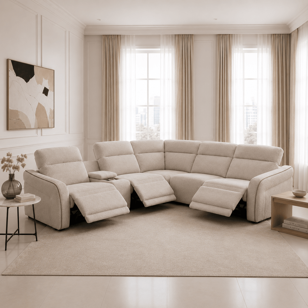 Luxora Grey Motion Power Sectional