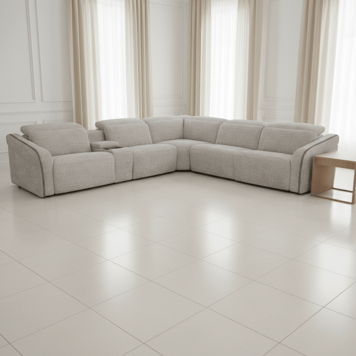 Luxora Grey Motion Power Sectional
