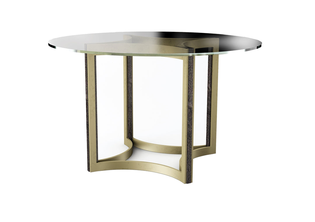 Modern Artisan Remix - 48" Glass Dining Table