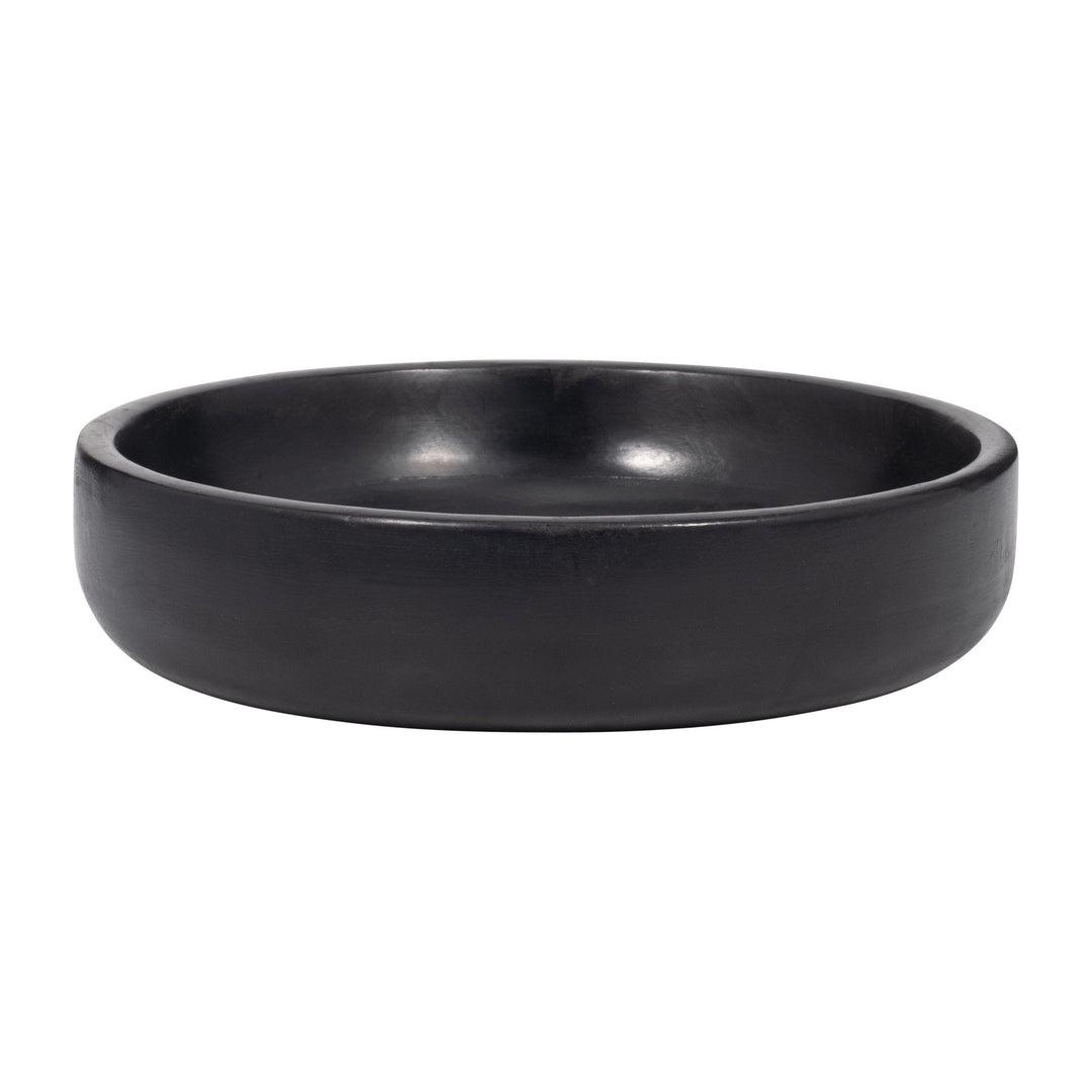 MANGO WOOD, 12" BOWL, BLACK