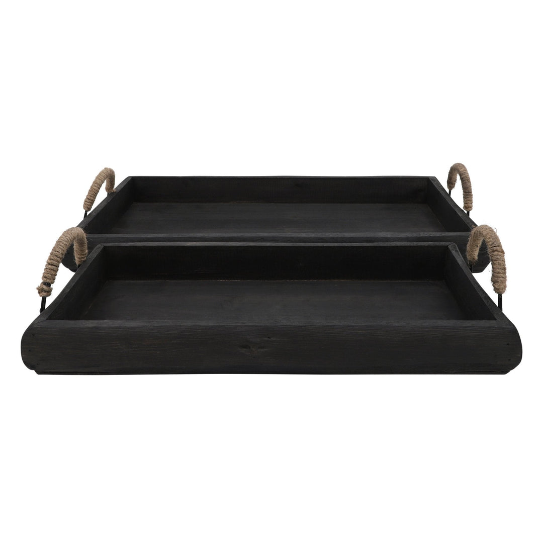 METAL, 13" MAPLE LEAF TRAY, SILVER