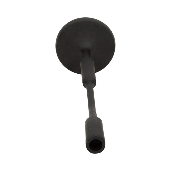 METAL, 16"H TAPER CANDLE HOLDER, BLACK