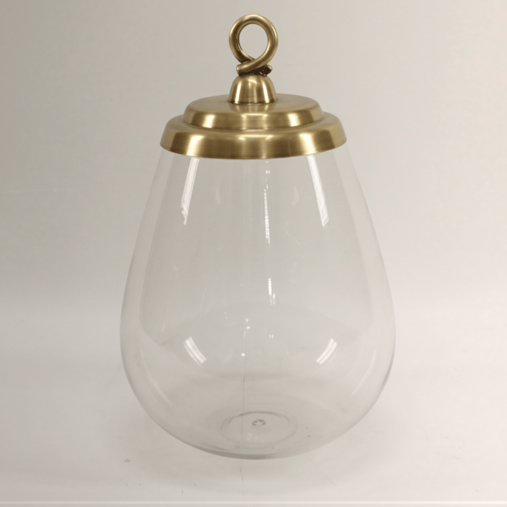Metal & Glass Jar - Large
