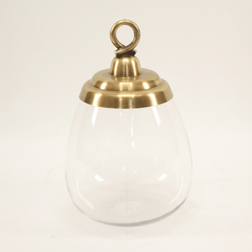 Metal & Glass Jar - Small