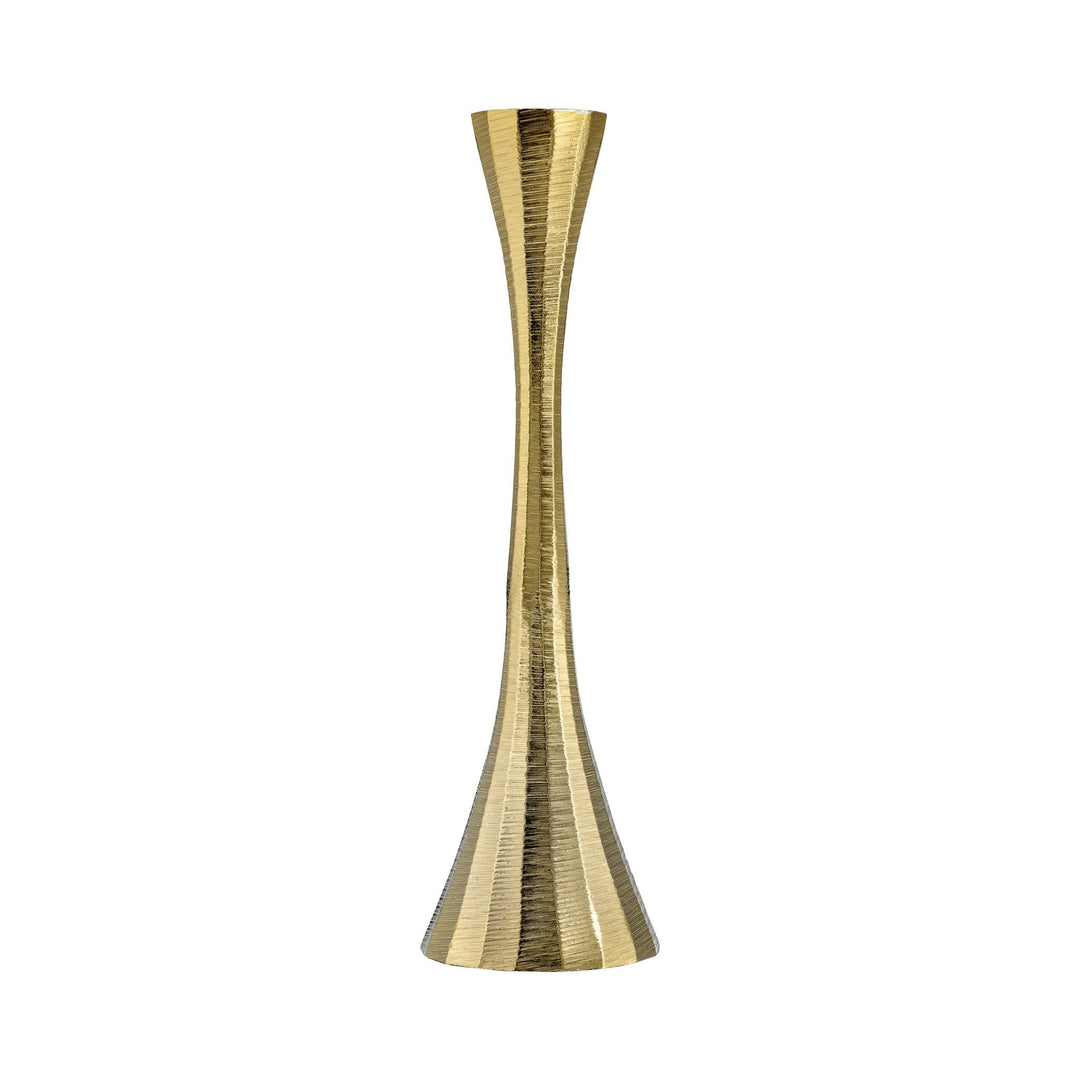 12" Metal, Taper Candle Holder, Brass