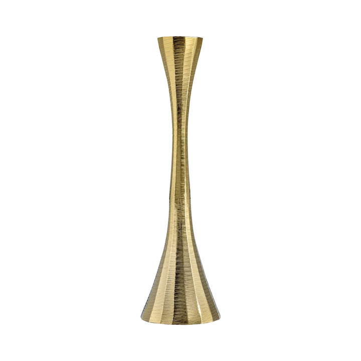 12" Metal, Taper Candle Holder, Brass