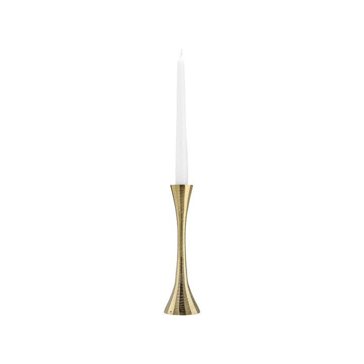 12" Metal, Taper Candle Holder, Brass