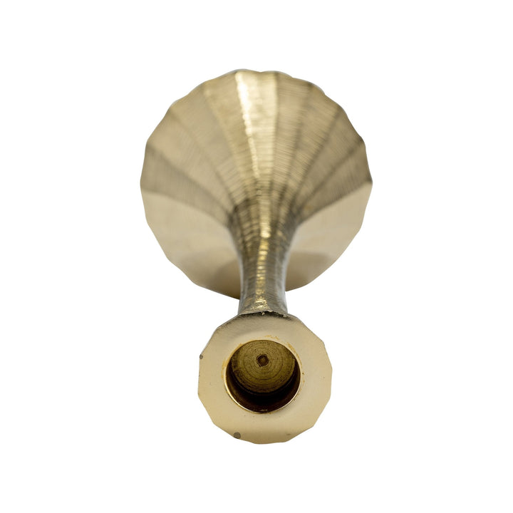 12" Metal, Taper Candle Holder, Brass