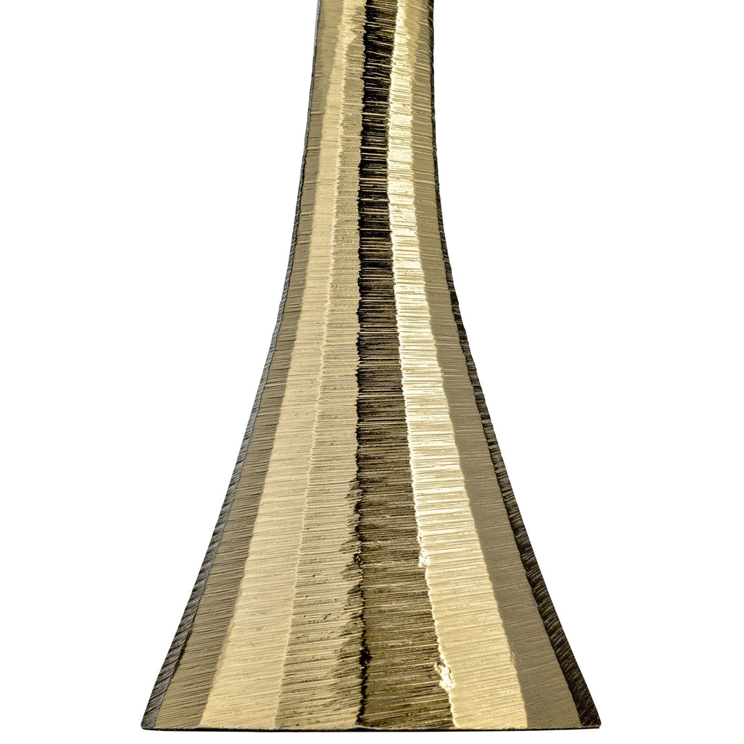 12" Metal, Taper Candle Holder, Brass
