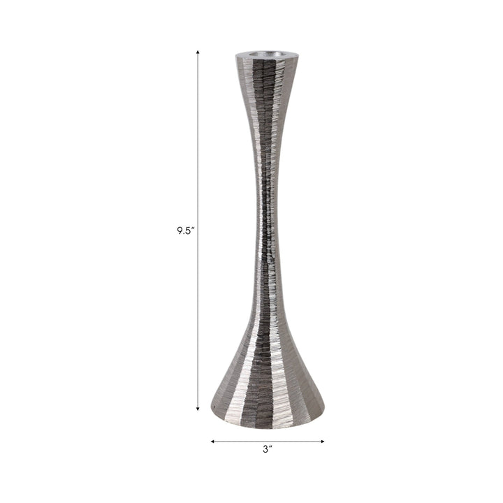 12" Metal, Taper Candle Holder, Brass