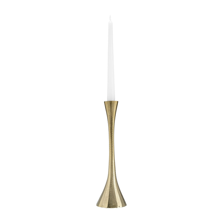 12" Metal, Taper Candle Holder, Brass