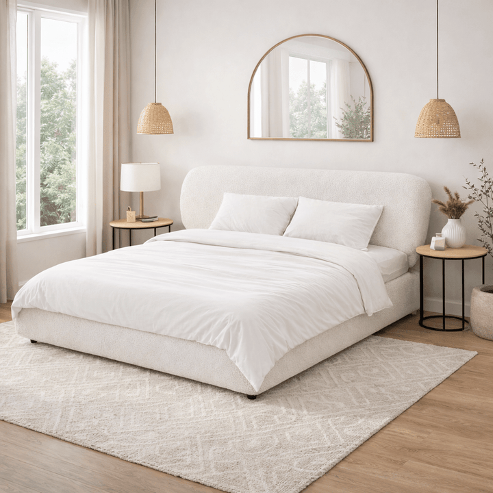 MetroNest Light Beige Bed