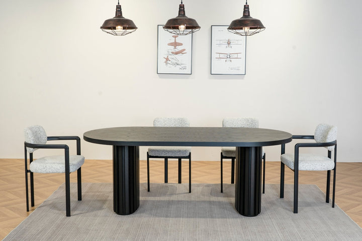 Midnight Oak Dining Table 200 CM