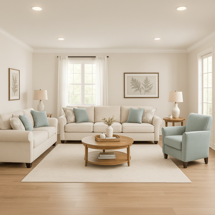 Monumental Sofa Set with FREE RUG