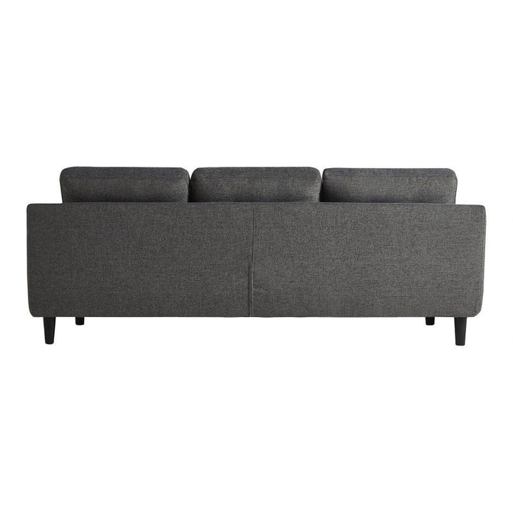 Belagio Sofa Bed With Chaise Charcoal Right