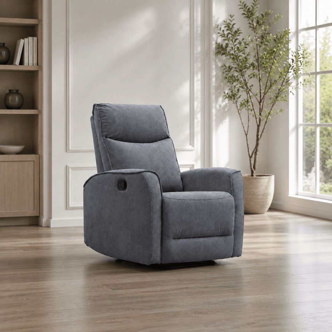 Nairobi Charcoal Manual Recliner
