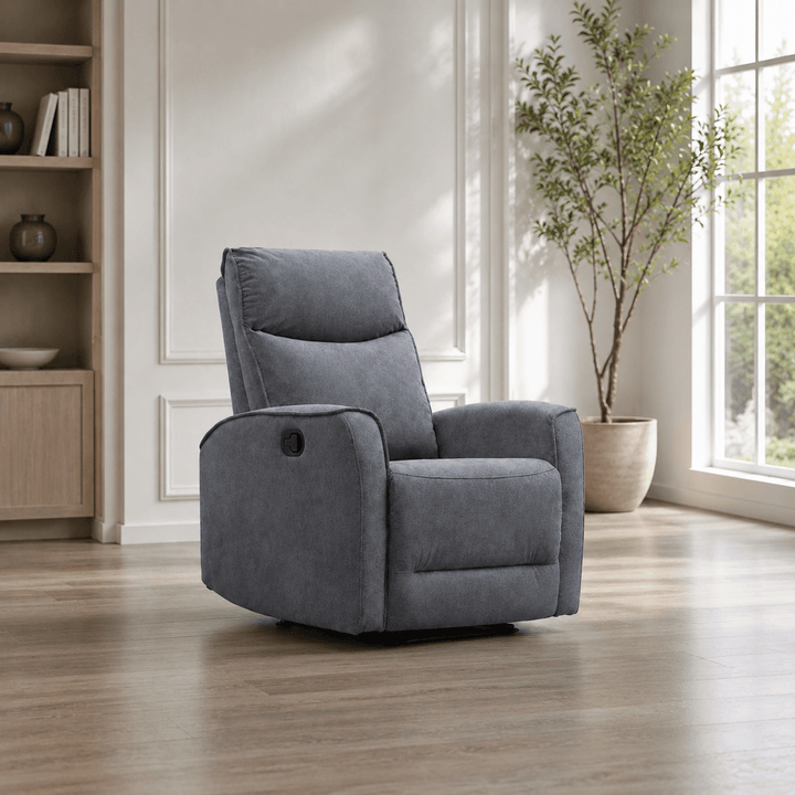 Nairobi Charcoal Manual Recliner