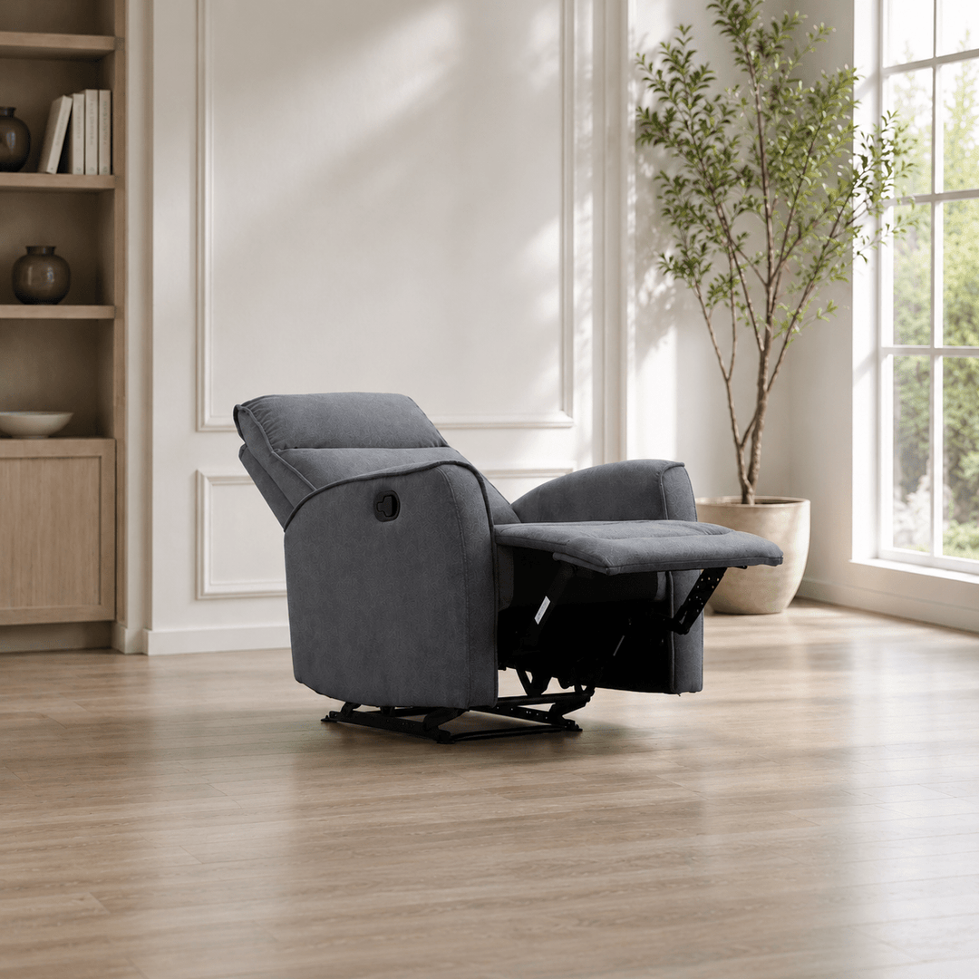 Nairobi Charcoal Manual Recliner