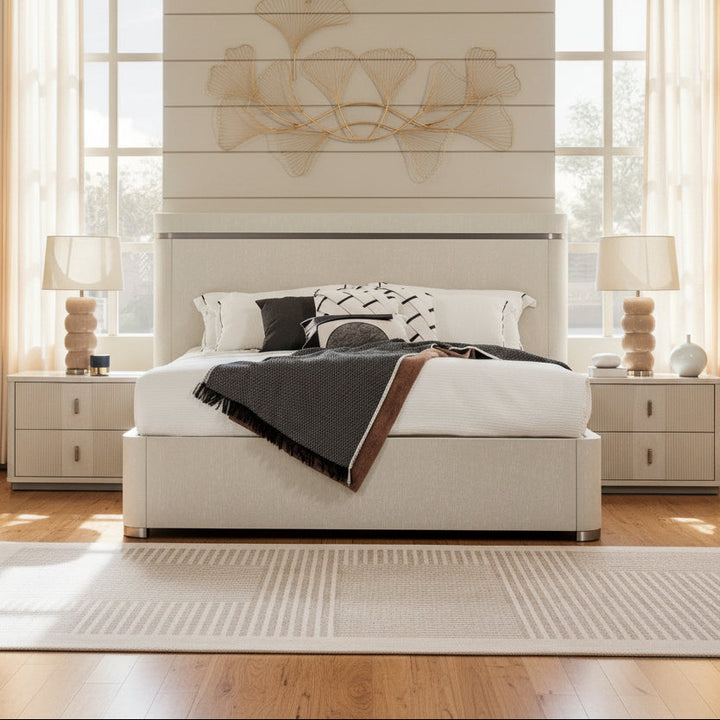 Natural Harmony Off-White Bed