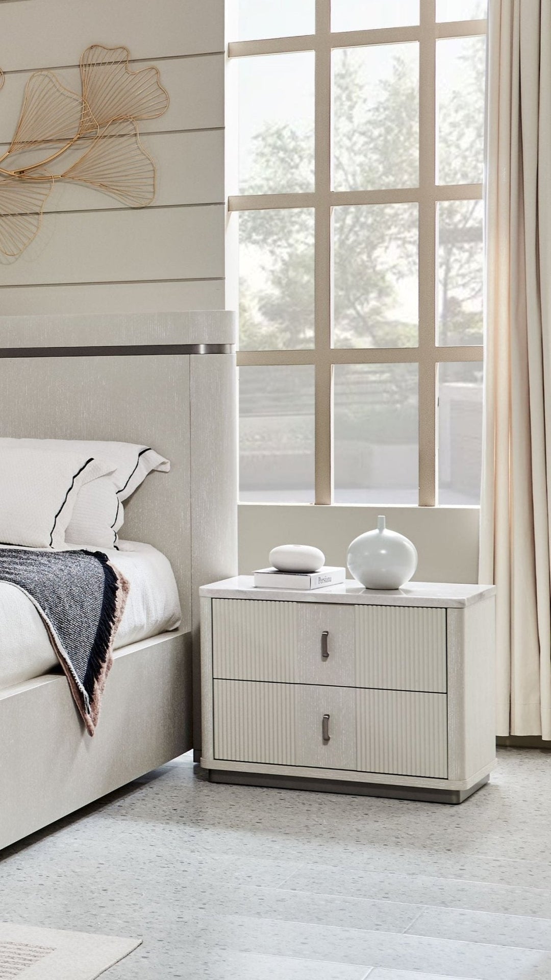 Natural Harmony Off-White NightStand
