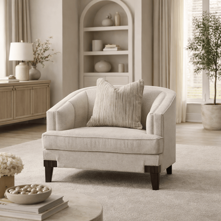 Opaline  White Velevt Chair
