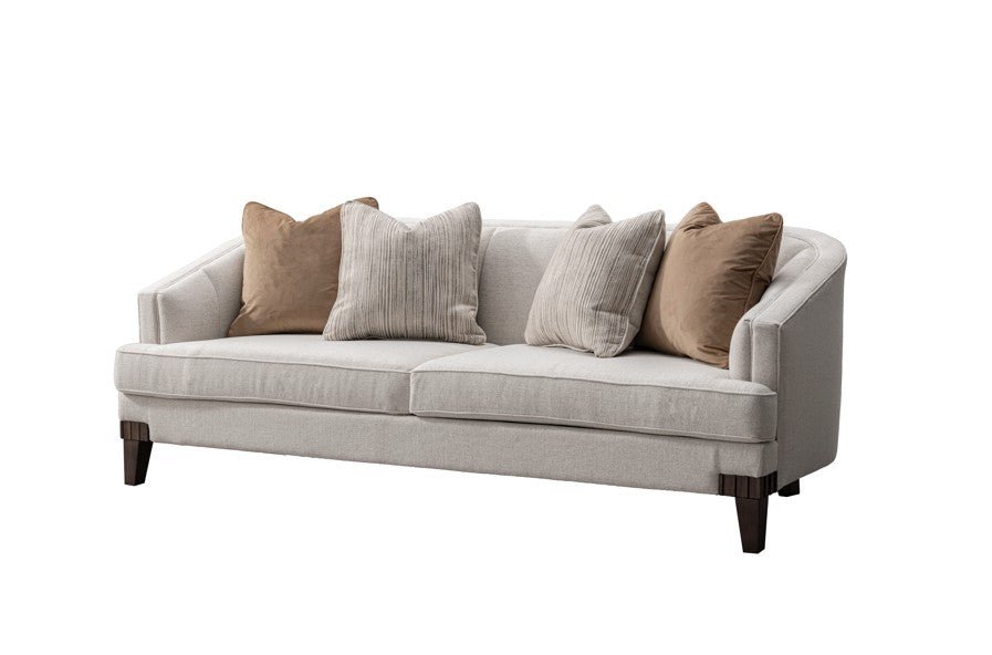 Opaline  White Velevt sofa