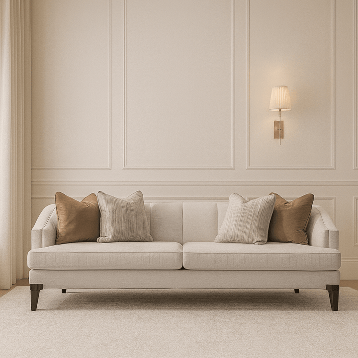Opaline  white Velevt XL sofa