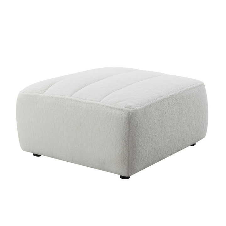 Defender Sectional Ottoman In White