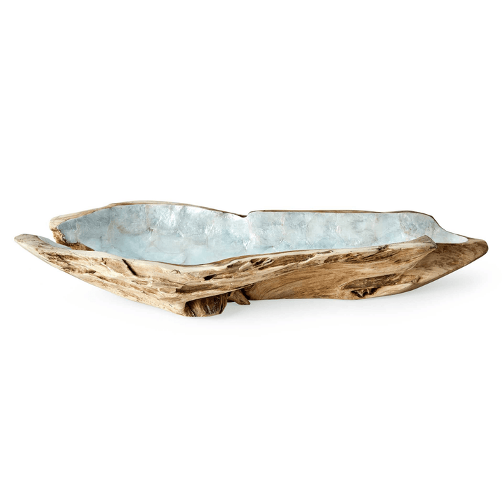 Pearl Forest Bowl - Blue Capiz