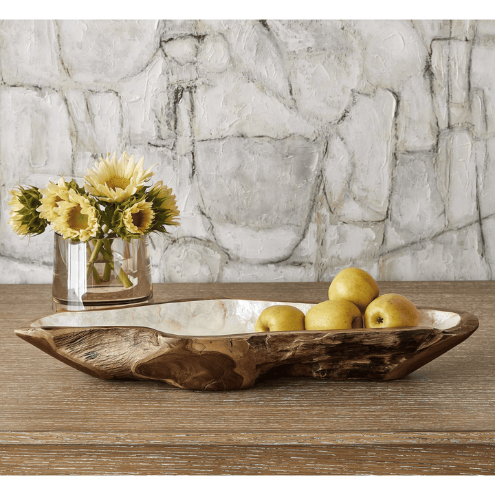 Pearl Forest Bowl - White Capiz