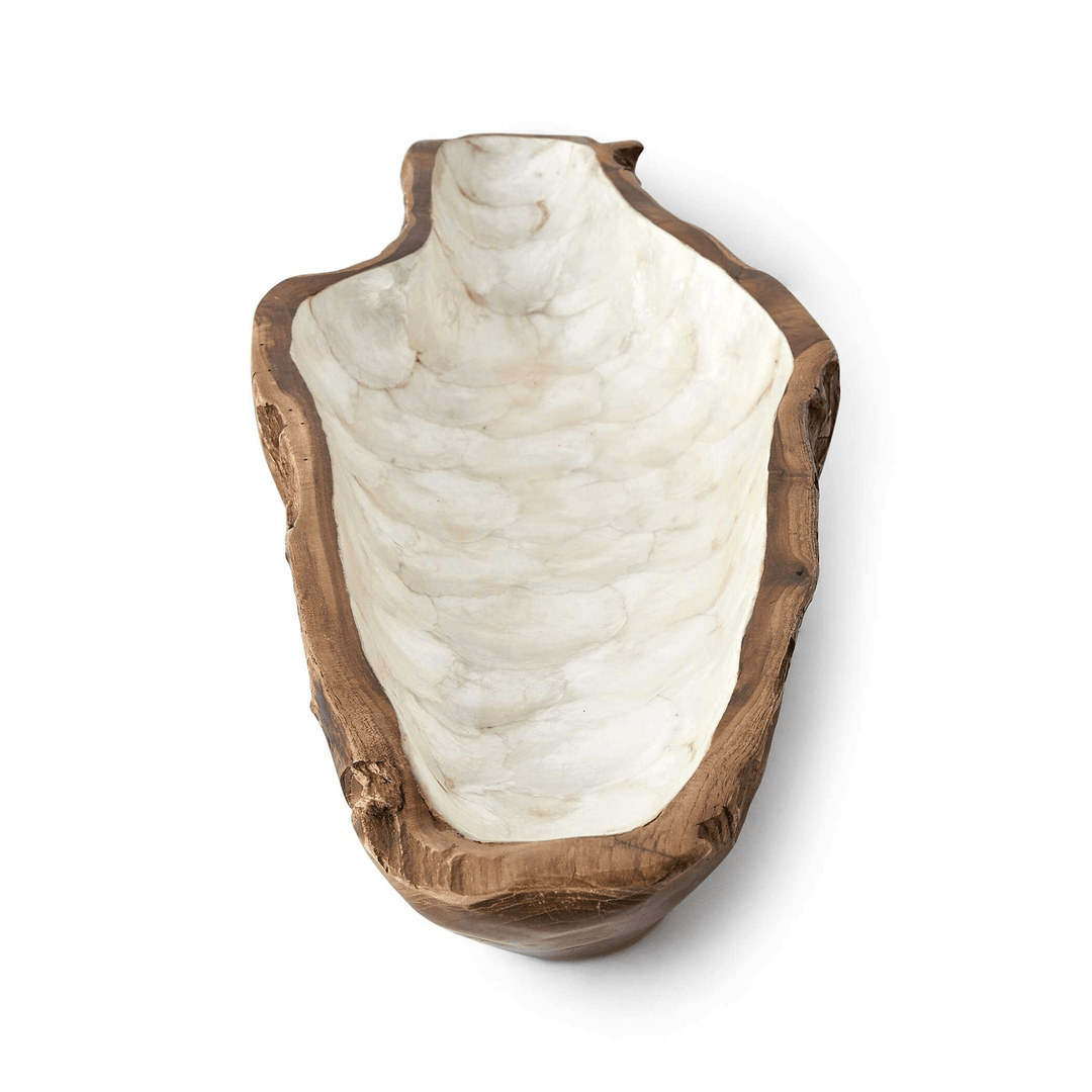 Pearl Forest Bowl - White Capiz