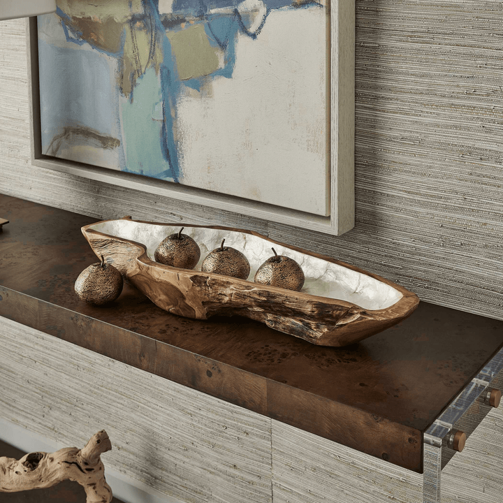 Pearl Forest Bowl - White Capiz