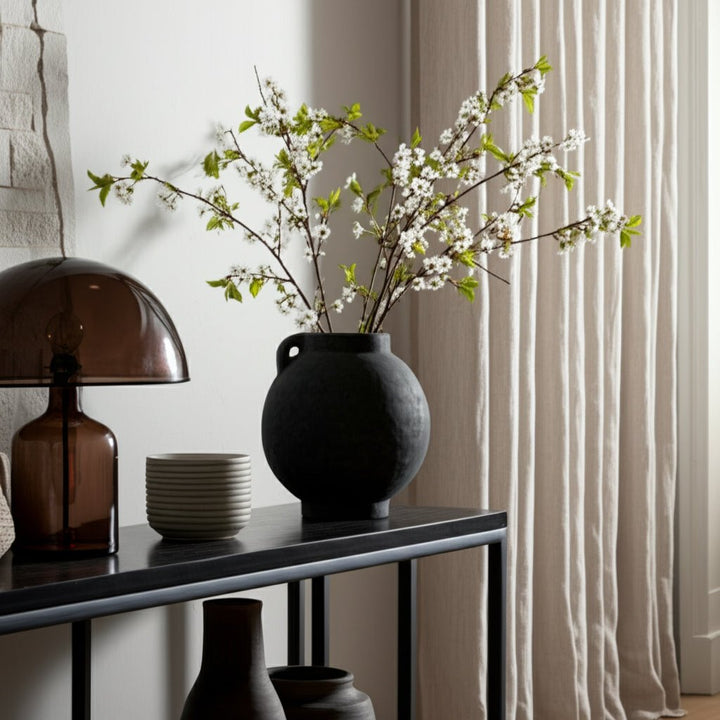 Picnic vase Black/White