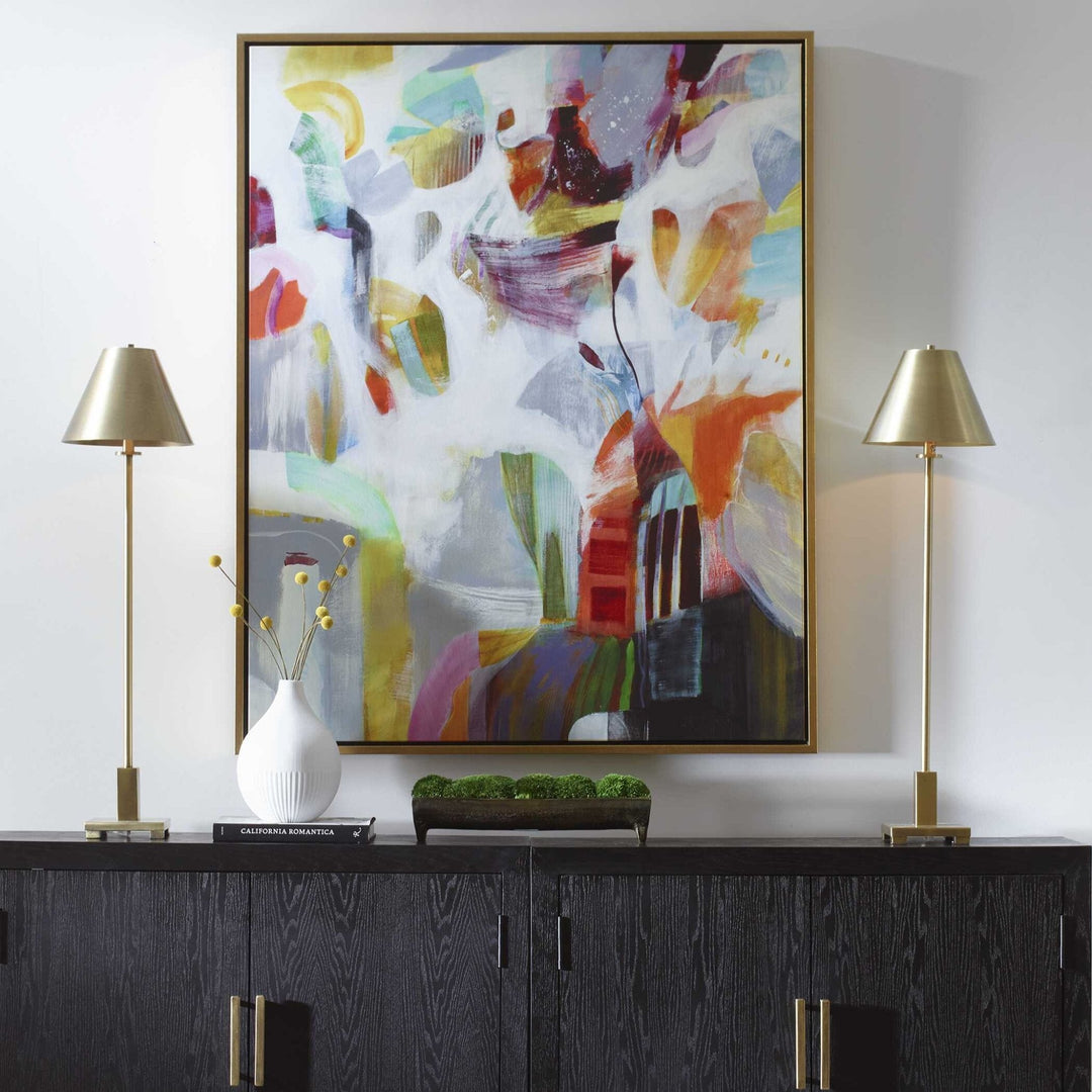 Pilot Brass Buffet Lamp