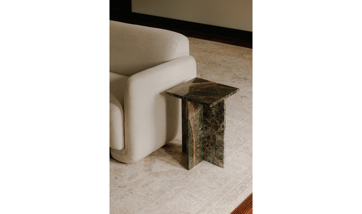 Blair Accent Table Rainforest Green Marble