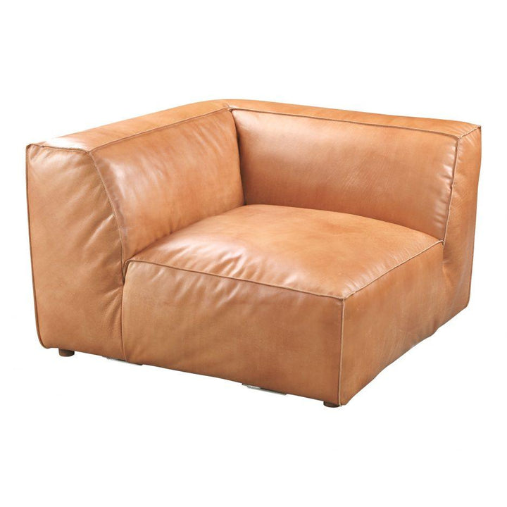 Luxe Corner Chair Tan