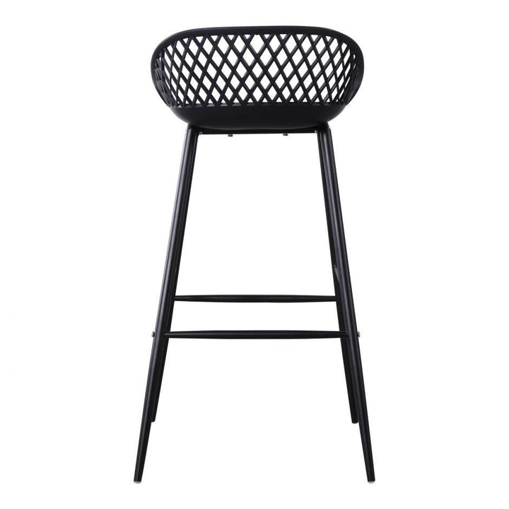 Piazza Outdoor Barstool Black-M2