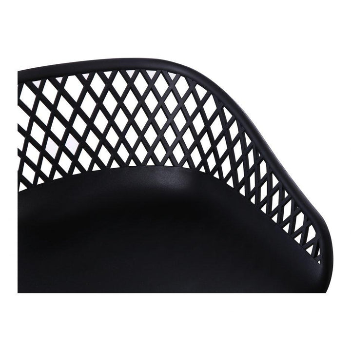 Piazza Outdoor Barstool Black-M2