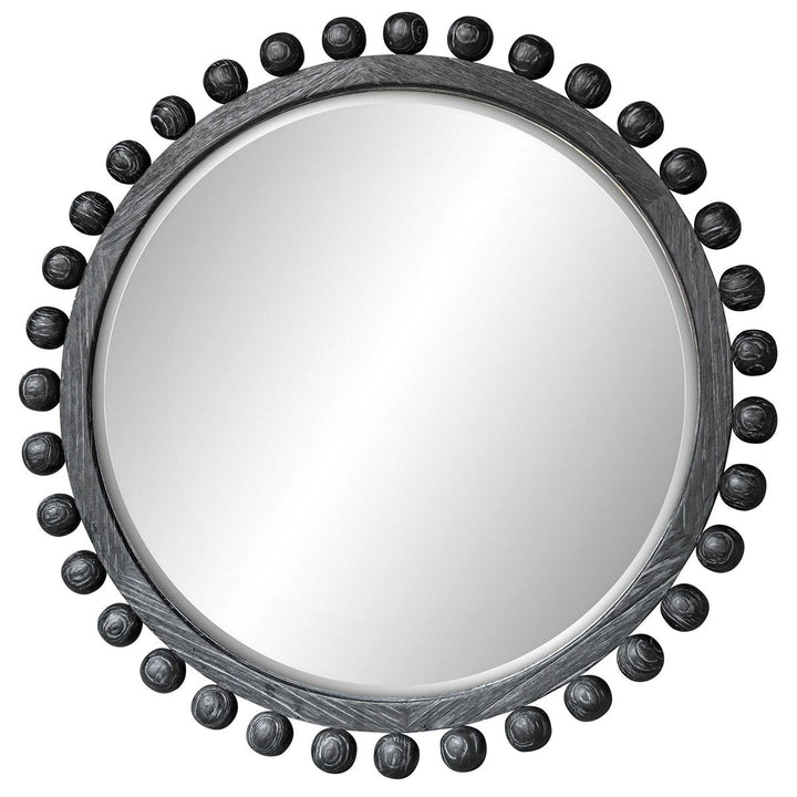 Brianza Ebony Round Mirror