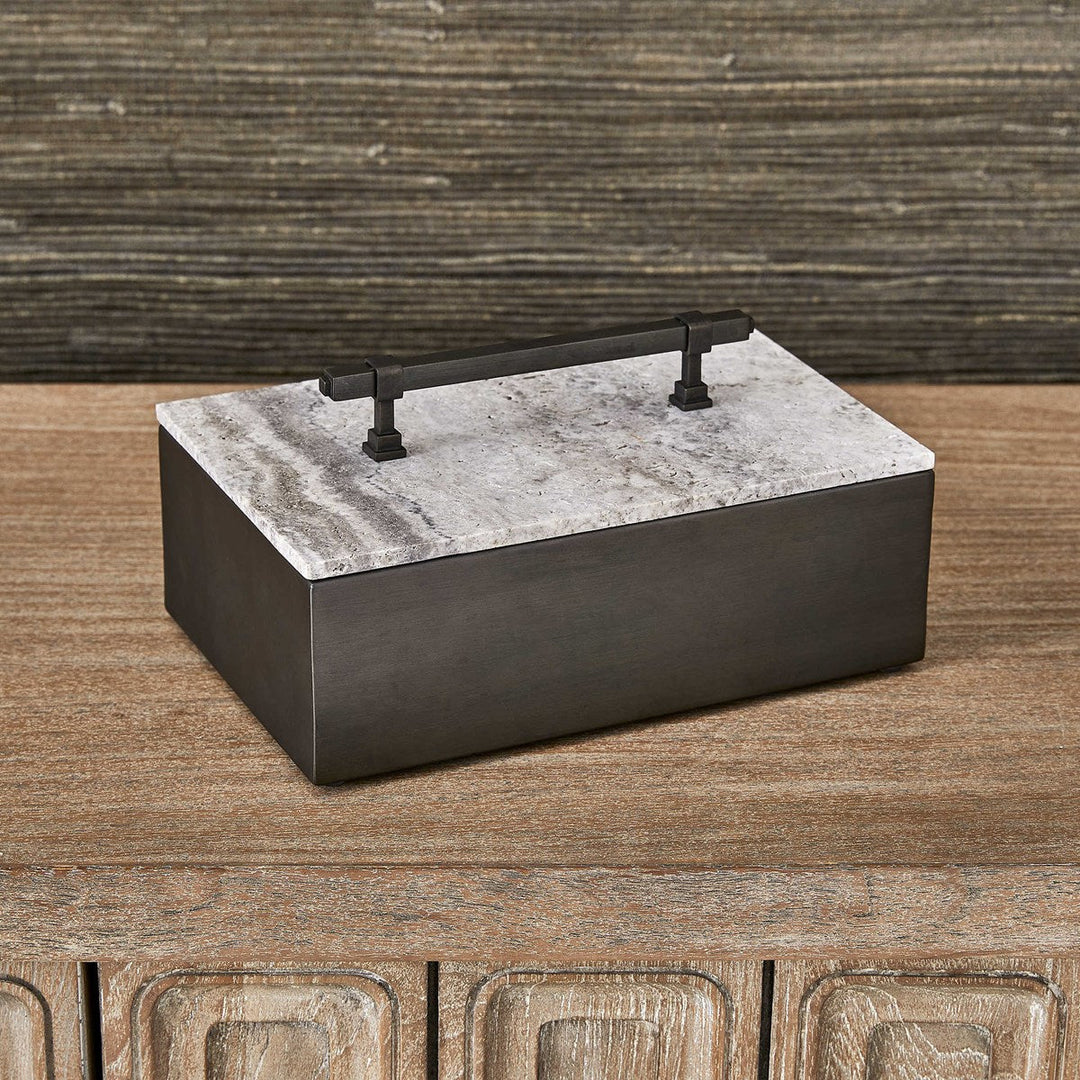 Travertine Coffer