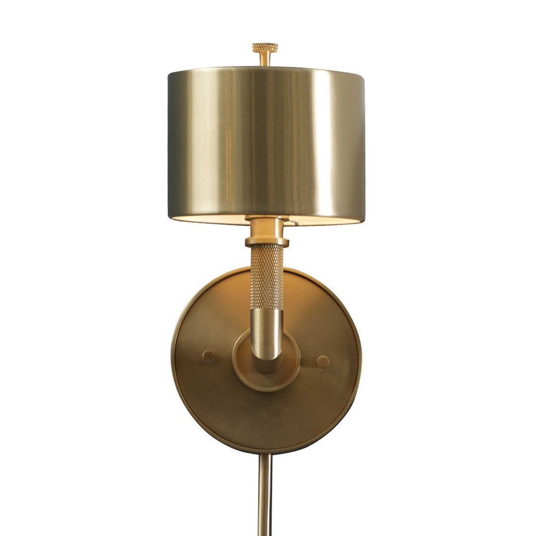 Knurl, 1 Lt Sconce - Brass