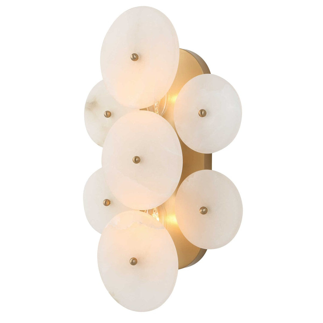 ALABASTER RADIANCE, 2 LT SCONCE